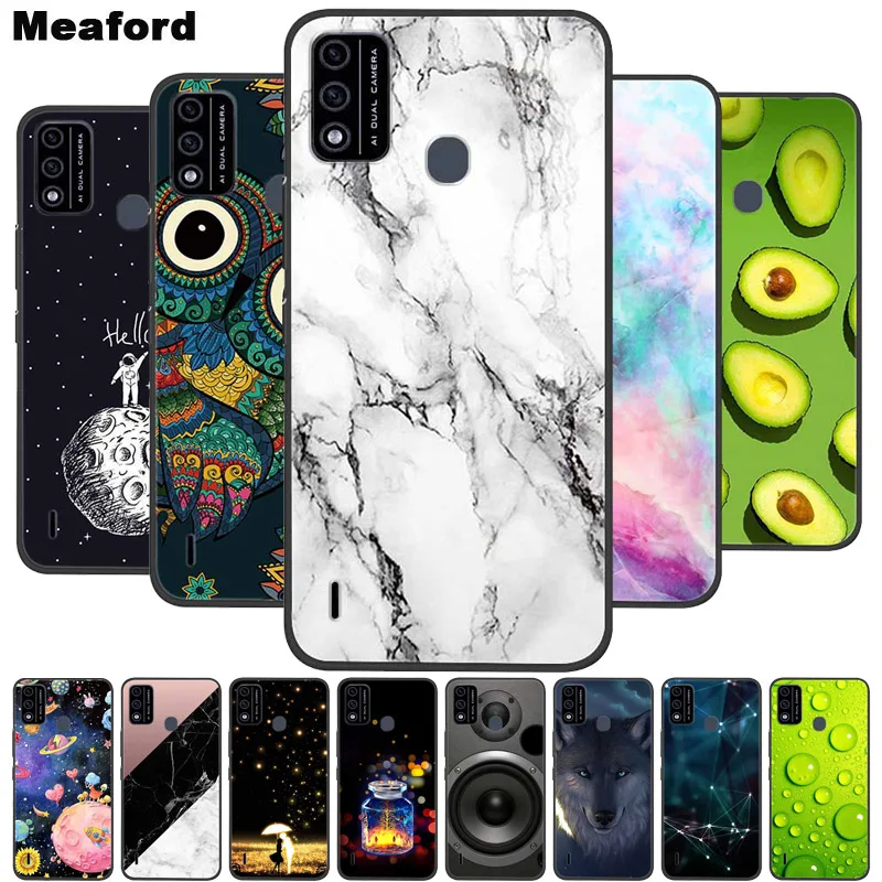 For ITEL A48 Case Marble Soft Silicone Back for ItelA48 Phone Cover 2020 Coque Bag Fundas | Мобильные телефоны и