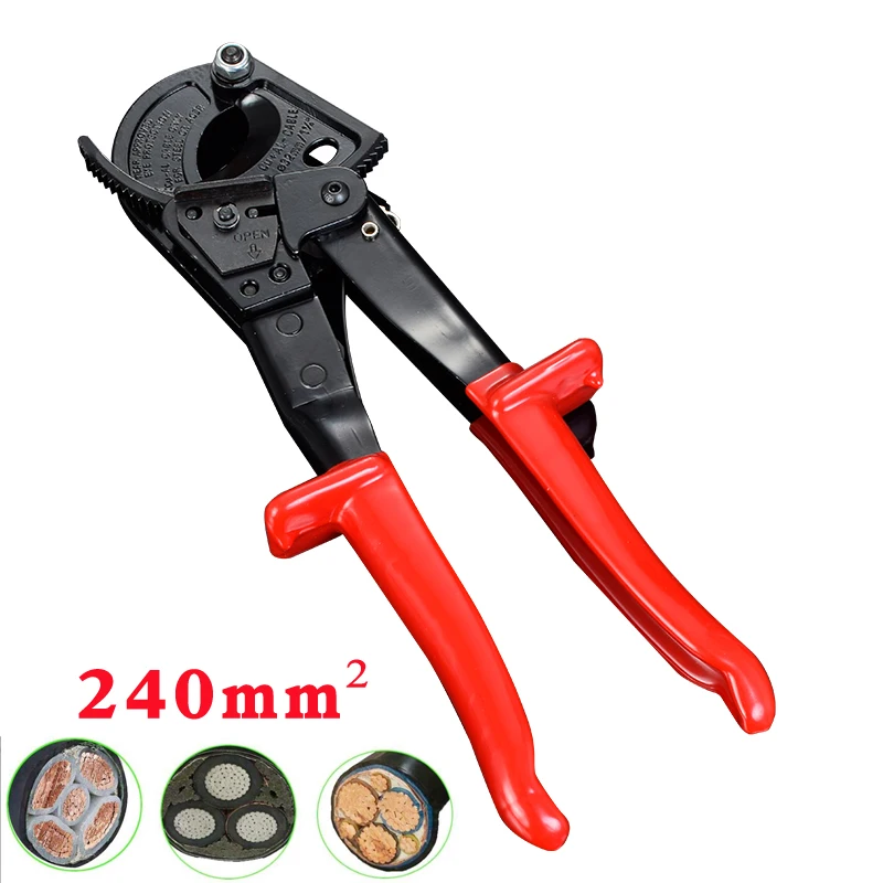Cable Cutter Knoweasy Heavy Duty Aluminum Copper Ratchet Wire up to 240mm² | Инструменты