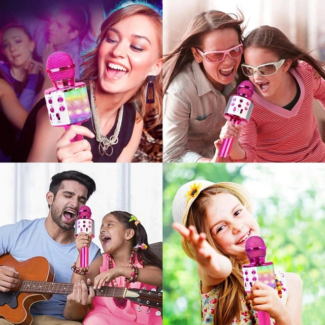 Fun Toys for 4-15 Year Old Girls, Handheld Karaoke Microphone for Kids Birthday Gifts for 8 9 10 11 Years Old Boys Girl 6