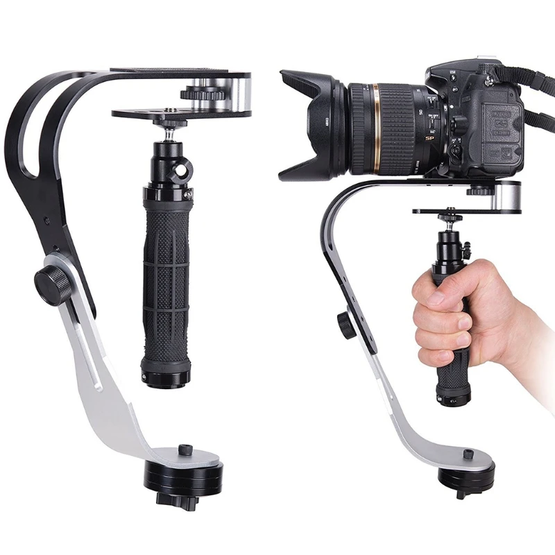Aluminum Handheld Digital Camera Stabilizer gimbal smartphone DSLR 5DII Motion camera Steadycam for camera phone