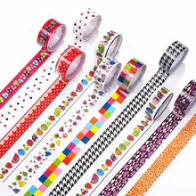 Ручной работы DIY в Корейском стиле цвет мечтательный супер милый клейкая лента с мультяшками маленькие подарки оптом