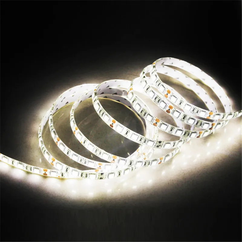 Водонепроницаемая светодиодная лента 12 в SMD 2835/3528 60Led s/m 50 см/1 м/2 м/3 м/4 м/5 м/10 м