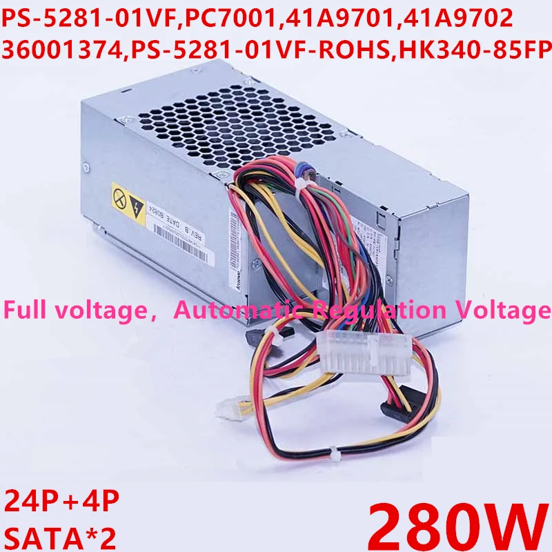 Новый оригинальный блок питания для Lenovo M57 A57 58 q45 g31 280W PS-5281-01VF PC7001 41A9701 PC7032