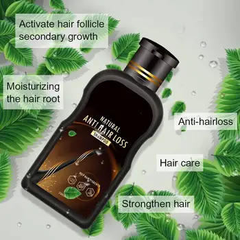 

Anti-hair Loss Treatment Shampoo Hair Care Natural Organic Ginger Hair Growth 200ml Anti-loss Hair Shampoo Health Care Unisex