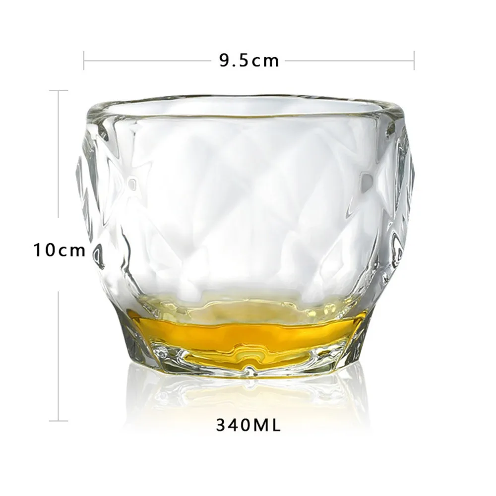 Праздничная стеклянная чашка виски стеклянные бессвинцовые прозрачные чаши высокой емкости пивное стекло винный бокал для баров стеклянная посуда для гостиниц бренд 7 типов - Цвет: NO3