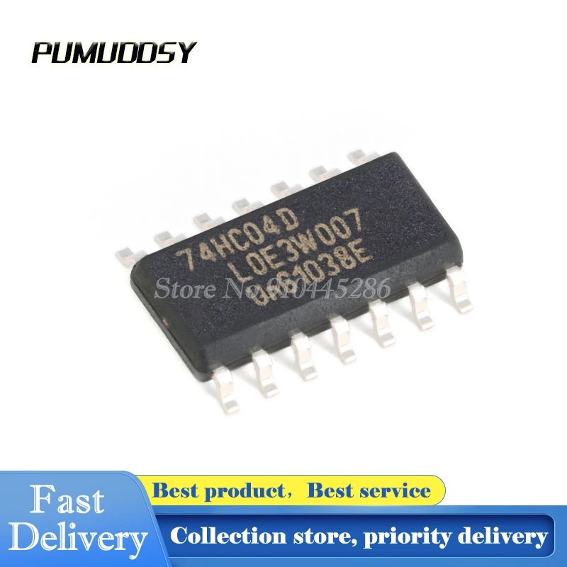 10 шт./лот 74HC04D SOP14 74HC04 SOP SN74HC04DR SN74HC04 SMD IC лапками углублением SOP-14 | Электронные