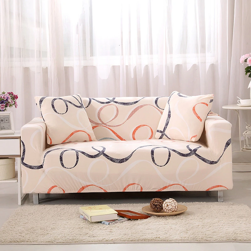 Стрейч чехол четыре сезона диванных чехлов мебель протектор чехол полиэстер на двоих чехол для дивана диван Полотенца 1/2/3/4-seater - Цвет: Model 7