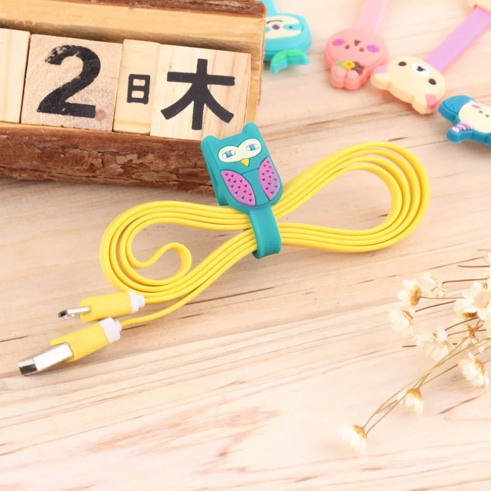 Мульти-Стили Мультфильм Наушники-капельки силиконовый шнур-кабель ...