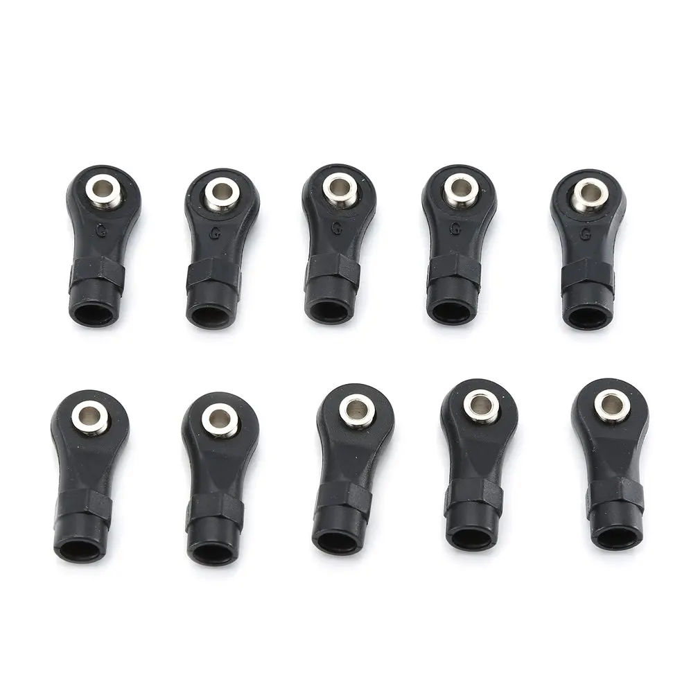 

10PCS Plastic M4 Pivot Link Rod End Width Balls Joint Head Set For 1/10 AXIAL SCX RC Boat Car Steering Linkage