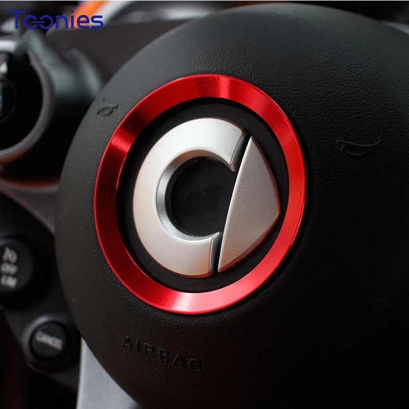 Auto Lenkrad Dekorative Kreis Zubehor Fur Neue Smart 453fortwo Forfour Innen Auto Dekoration Metall Ring Auto Styling Car Styling Automotive Accessoriescar Decoration Aliexpress