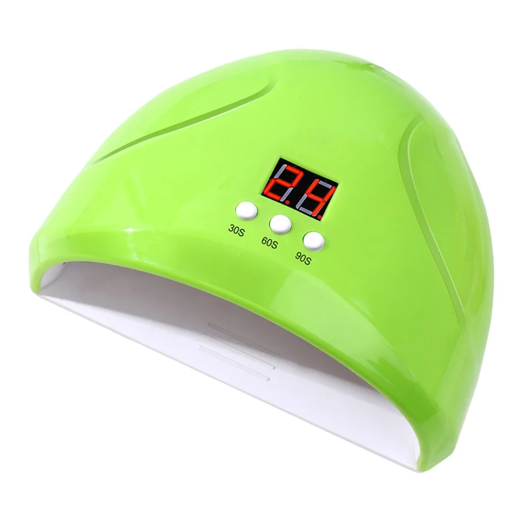 Green Новая 36 Вт Сушилка для ногтей УФ 12LED лампа для ногтей быстрая сушка лампа для маникюра машина для ногтей интеллектуальные USB инструменты для ногтей красоты Прямая поставка - Цвет: Green
