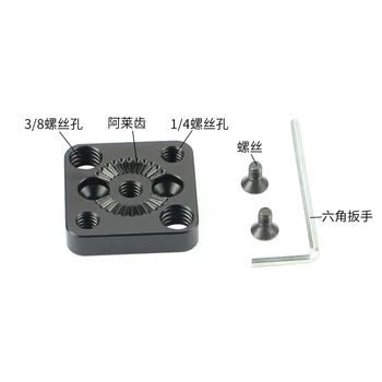 

Handle Gimbal External Mounting Plate Quick Release for Arri Standard Rosette 1/4 Screw Monitor Holder M4 to 3/8 for DJI Ronin S