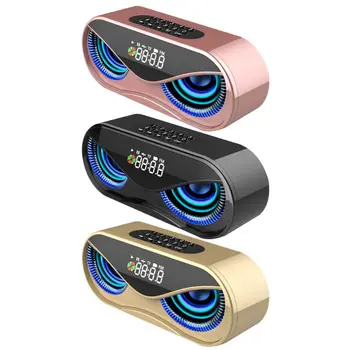 

M6 Bluetooth Speaker Cool Owl Design LED Flash Wireless FM Radio Loudspeaker