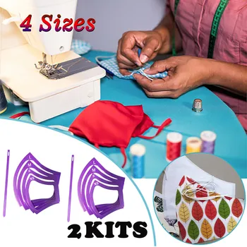 

Different Sizes Of Reusable Acrylic Mask Templates Home Creative Handmade Sewing Diy Mask Tools Transparent Mold