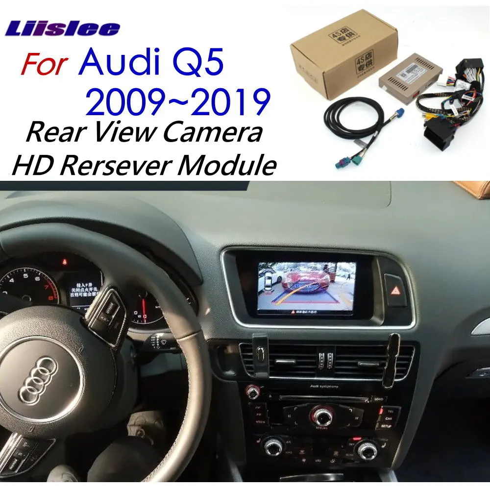 Камера автомобиля заднего вида для Audi Q5 2009-2019 2020 зеркало хода парковочная камера