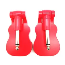 2,4 ГГц Беспроводная гитарная система Встроенный перезаряжаемый литиевый аккумулятор цифровой передатчик приемник для электрогитары бас