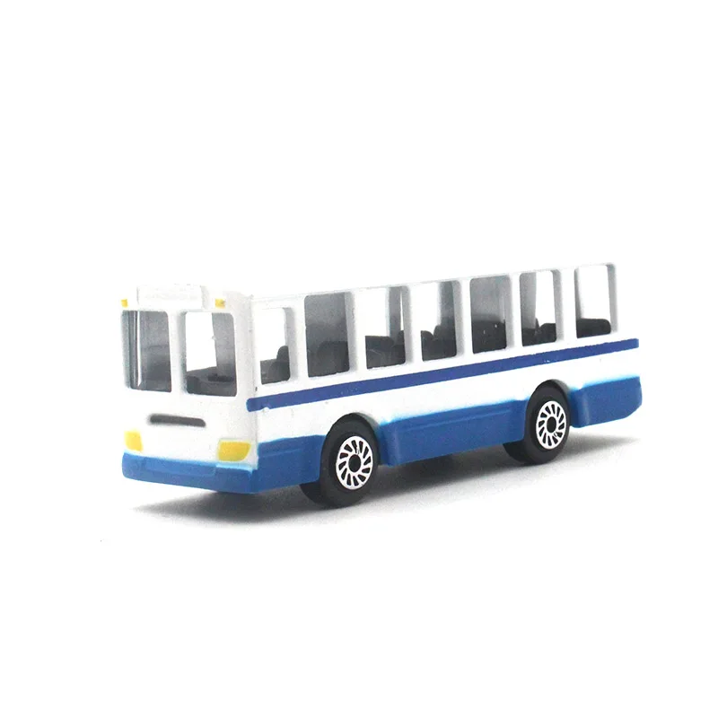 5 шт. 1: 64 детские игрушки модель автомобиля Поезд Автобус детская игрушка набор металлический материал модель автомобиля