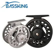  BASSKING 75mm 85mm Fly Fishing Reel 2+1 Ball Bearing Aluminum Alloy Left/Right Hand Carretilha De Pesca Vissen Fly Fishing Wheel 