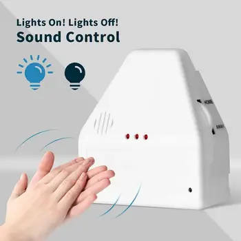 

Universal Clapper Sound Activated Switch On / Off Clap Electronic Gadget Light Switch 110V Sound Control Switch