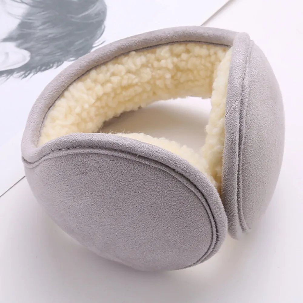 Ear Muffs Winter Ear Warmer Foldable Earmuffs Cover Mens Womens Behind the Head Band  orejeras de invierno (8)