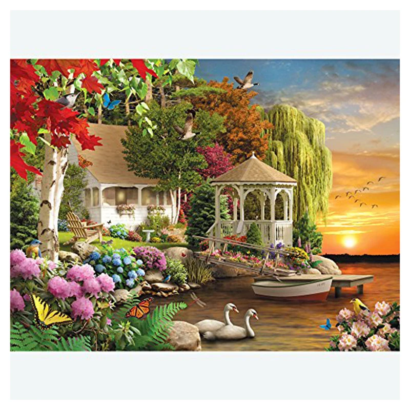 Алмазная 5D мозаика сделай сам полная вышивка квадратными/круглыми стразами