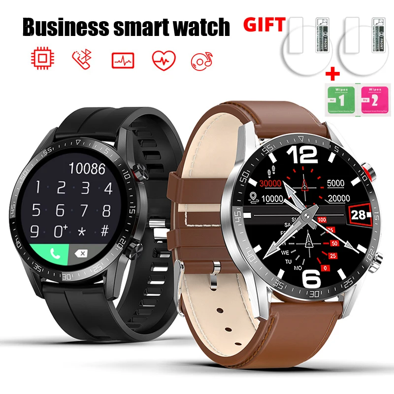 Новые умные часы для мужчин и женщин с Bluetooth-вызовом на заказ полный сенсорный