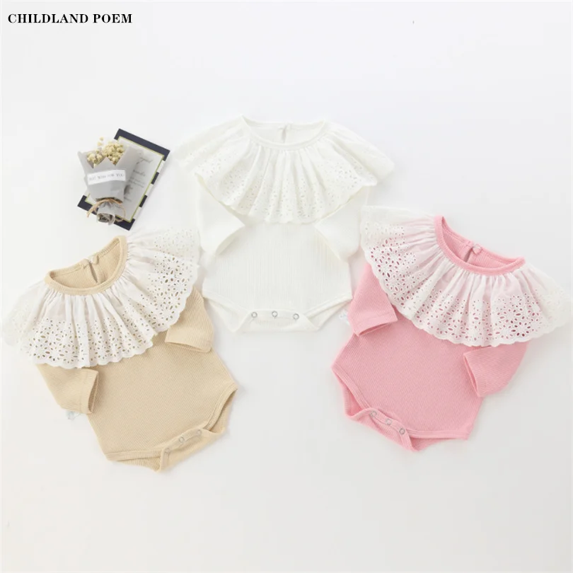 baby romper with collar