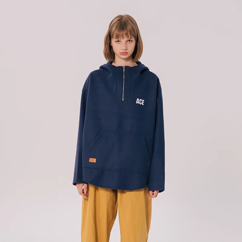 Женские флисовые толстовки с капюшоном на молнии спереди 2019 закругленным