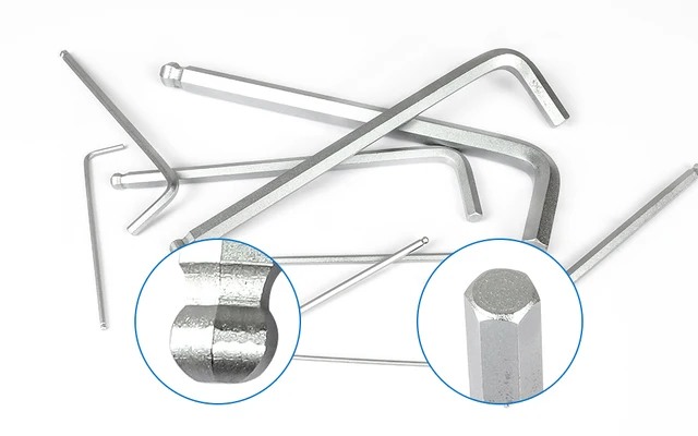 Set Chiavi Esagonali Extra Lunghe 9 Pezzi - Testa A Sfera 1.5-10 Mm, Acciaio CRV - Foto 9