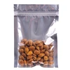 100 pcs/lot Food Storage Aluminum Foil / Clear Flat Bottom Resealable Valve Zipper Plastic Retail Package Pack Ziplock Mylar Bag 3