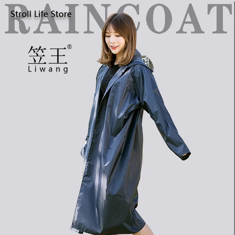 long transparent raincoat