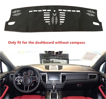 

SJ Non-Slip Car Inner Auto Dashboard Cover Dashmat Pad Sun Shade Dash Board Cover For Porsche Macan NO Compass 2010 2011 12-2016