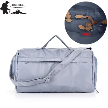 

Gym Bag Shoe Compartment Nylon Sport Bag For Women Fitness Training Bag Men Waterproof Outdoor Travel Shoulder Handbag