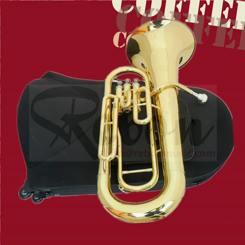 Weifang Rebon Bb Key Bass Tuba With Soft Case Tuba AliExpress