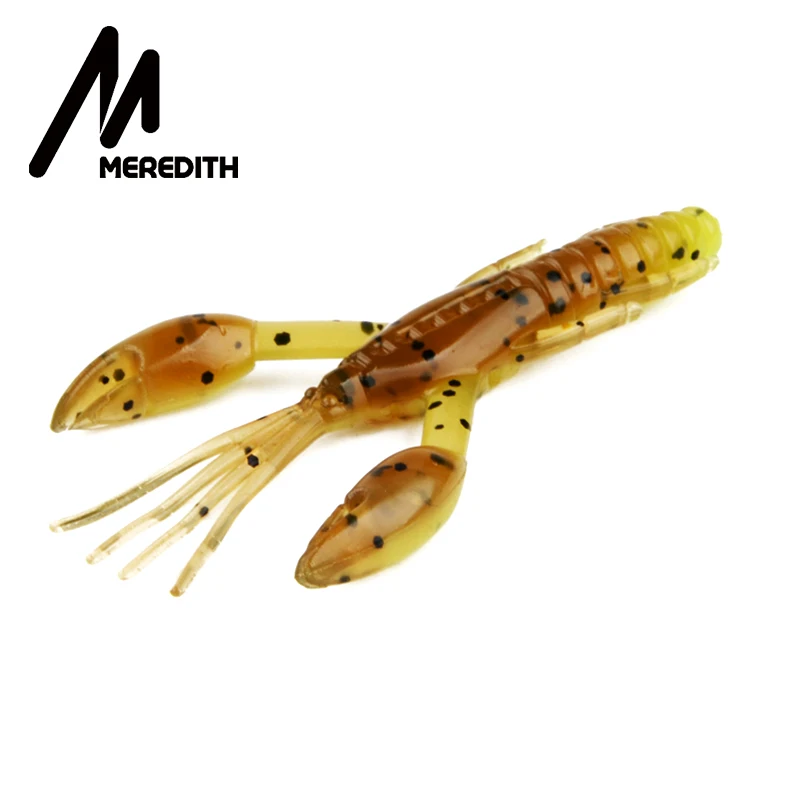 MEREDITH 5 см 2 г 20 шт. DoliveCraw рыболовные приманки креветки Мягкая приманка рыболовная приманка воблер окунь мягкие силиконовые приманки