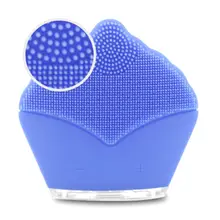 1 шт Силиконовая электрическая Очищающая Соник для чистки лица спа-щетка Массажер Cleane R9CD