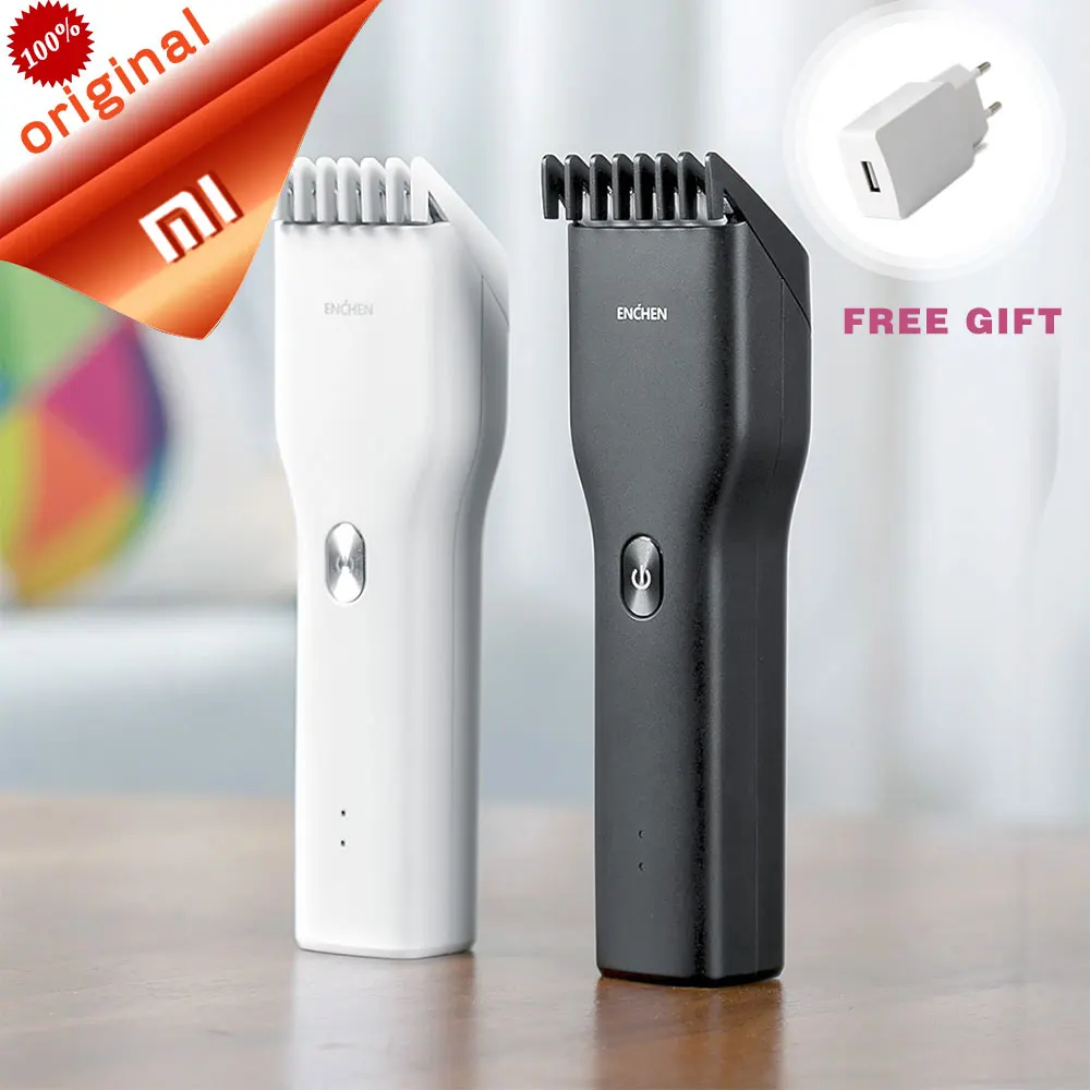 

In Stock Xiaomi Enchen Boost USB Electric Hair Clipper Ceramic Cutter head Two Speed Fast Charging Hair Trimmer Children