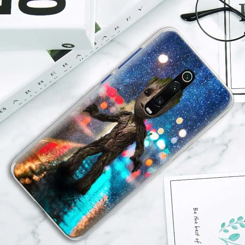 Стражи Галактики Чехлы Marvel чехол для Xiaomi A1 A2 Lite A3 CC9 CC9E 9 Pro 8 Lite 5X 6X Play Poco F1 жесткий чехол для телефона