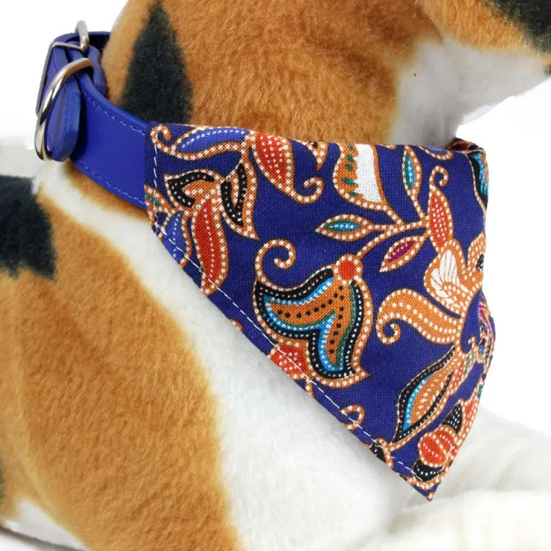 Element Style Japanese Style Dog Bandanas Cotton Washable font b Pet b font Bandanas Scarf Bow