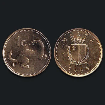 

Malta 1 cent 1998100% Real Original Coin Uncirculated Unc Collect Coins