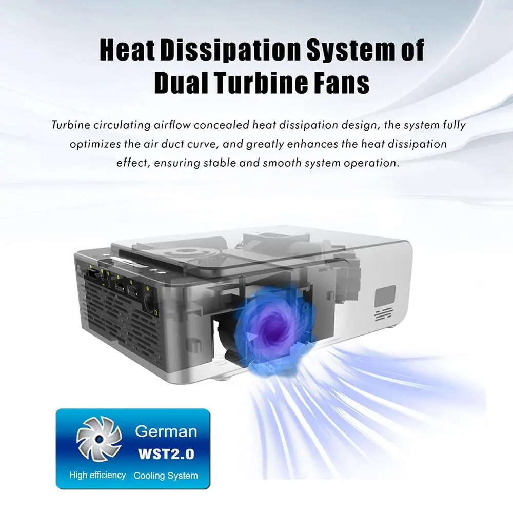  Youlik T6 home T6 full hd led projector 4k 3500 Lumens HDMI USB 1080p portable cinema Proyector Bea