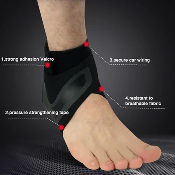 Verstelbare Enkel Ondersteuning Brace Voet Verstuikingen Letsel Pijn Wrap Guard Protector Verstelbare Enkel Ondersteuning Brace Voet Verstuikingen Letsel Pijn Wrap Guard Protector