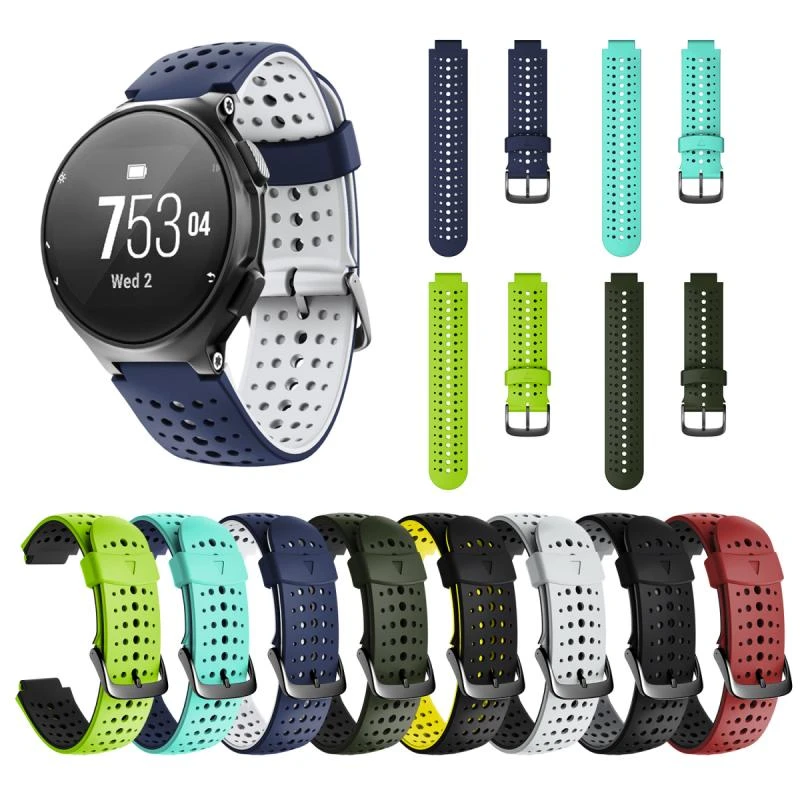 Replacement Sports Bracelet Strap For Garmin Forerunner 220/230/235/620/630/735XT Smart Watch Strap Soft Silicone Wrist Band