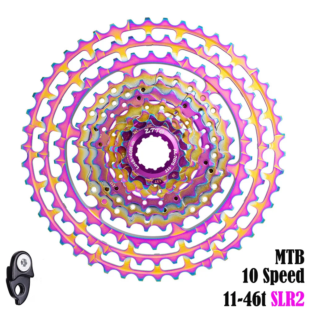 

ZTTO Ultralight MTB 10 Speed Cassette Bicycle Freewheel Wide Ratio 11-46t Bike Sprocket for SH X0 X9 X7 M610 M781 M786 System