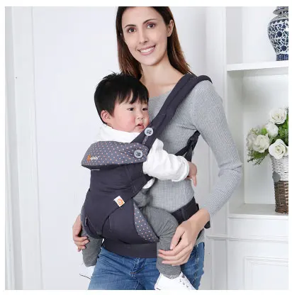 360-dot navy Egobaby младенец новорожденный удобное приспособление для переноски эргономичная переноска для младенца Многофункциональный дышащий слинг рюкзак Детская коляска omni 360 - Цвет: 360-dot navy
