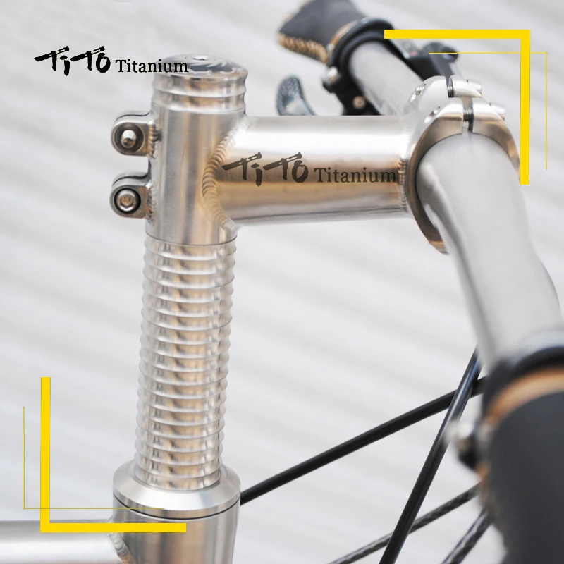 TiTo Titanium Bicycle Stem Bike Stem MTB Mountain Road Handlebar Stem 25.4mm//31.8mm X Length 50//60//70//80//90//100//110//120mm