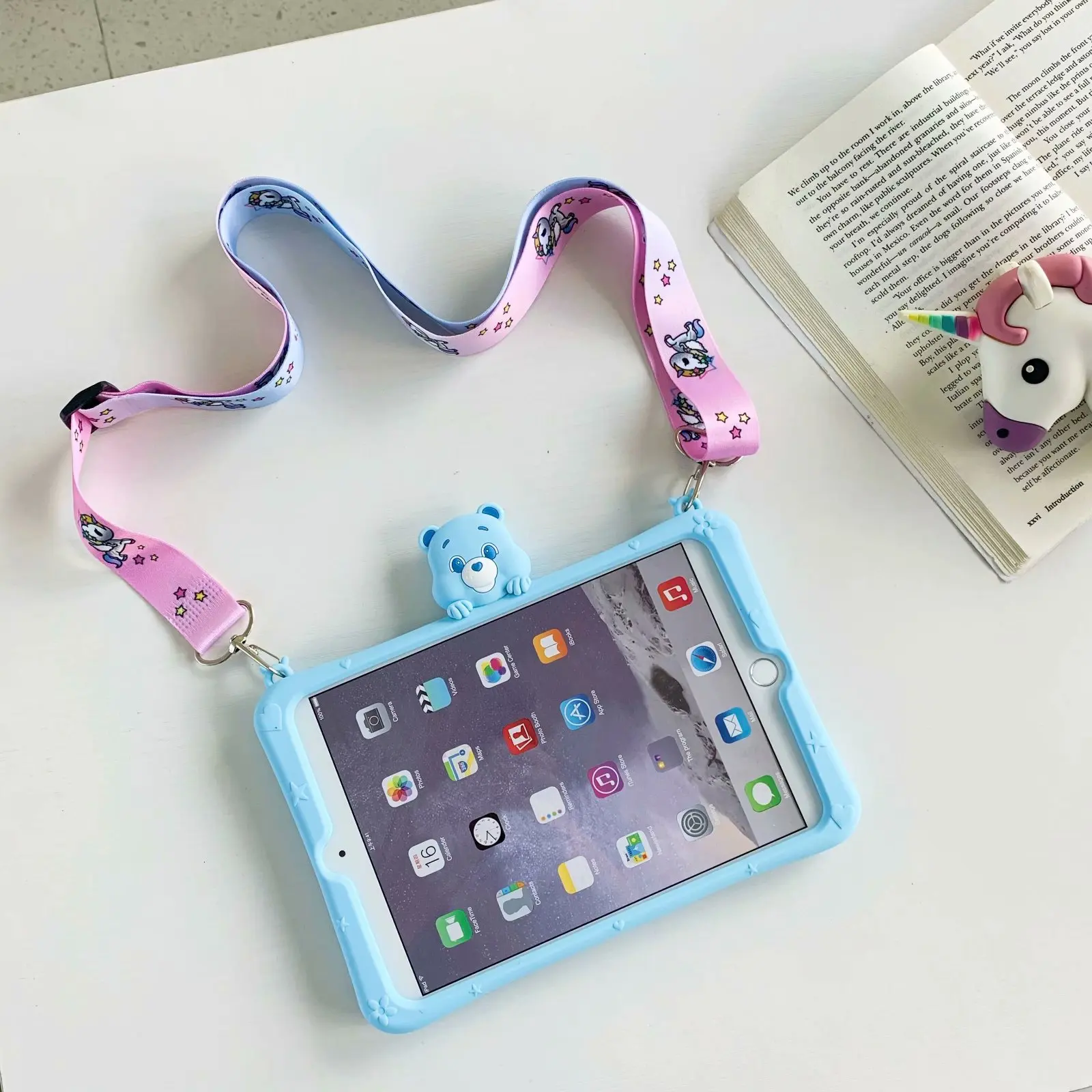 Cute Soft Silicone Tablet Case For iPad Air 4 10.9 inch 2020 Stand kids