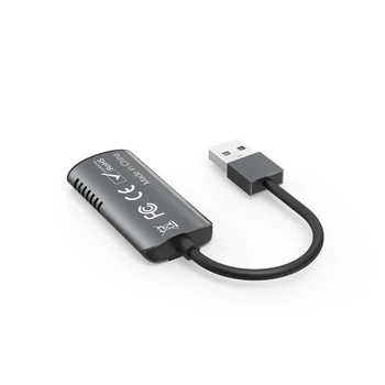 

4K Home Office HDMI Portable Online Teaching HD 1080P Game Recording Metal USB 2.0 Video Card Universal Plug And Play