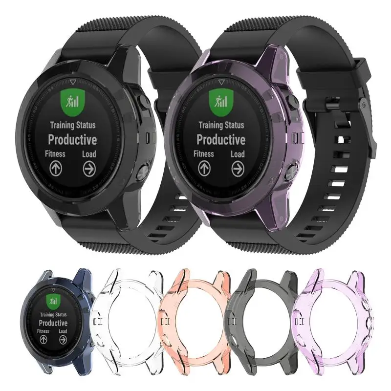 Полностью совместимый защитный чехол для Garmin Fenix5 смарт часов из ТПУ прозрачный