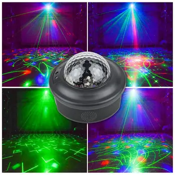 

90 Pattern Projection Laser Magic Ball Laser Projector Effect Light Music Christmas Party